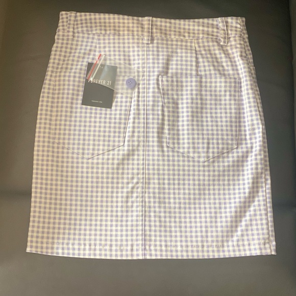 ✨NWT Plaid Stretch Mini Skirt✨ - Picture 2 of 4